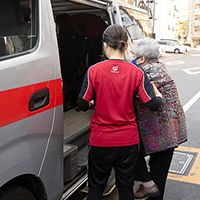 帰り支度~お見送り